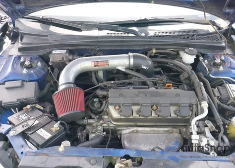 2004 Honda Civic Ex из США, поврежденный, VIN 1HGEM229X4L046815